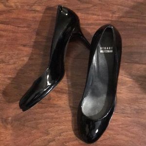 Stuart weitzman black patent leather heels